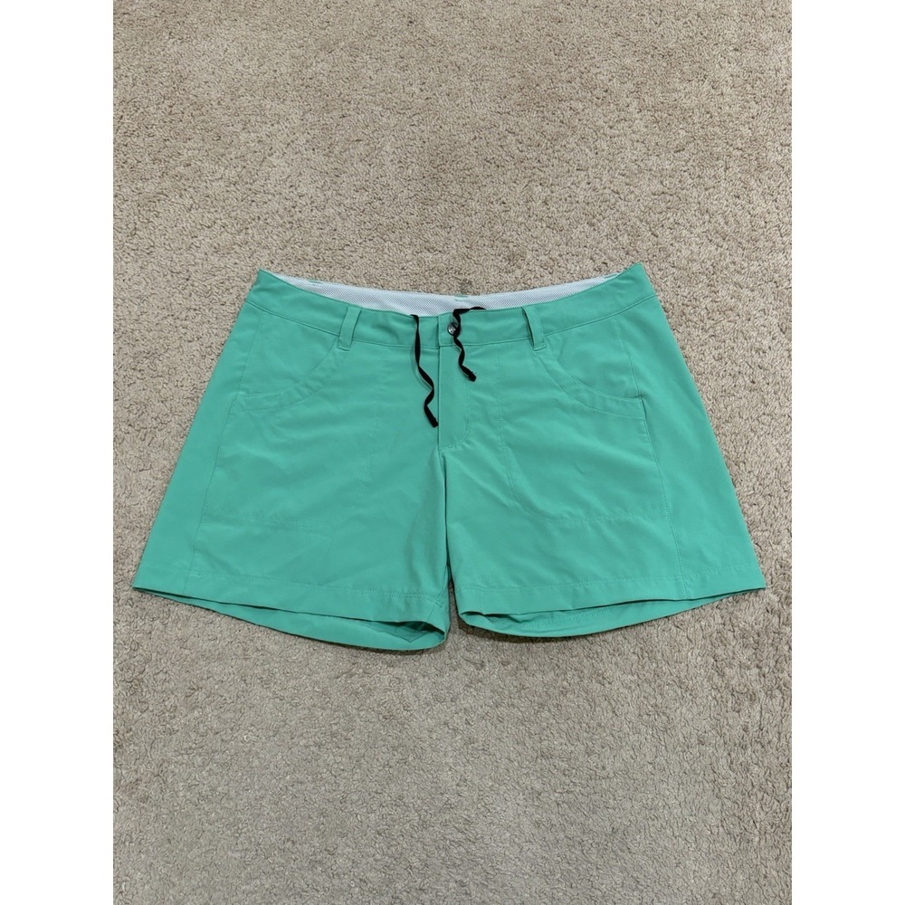 Patagonia Happy Hike Shorts Women's 12 Green Lightweight Outdoor